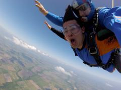 GoPro skydive action footage over Texas.