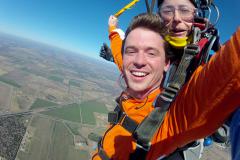 Skydiving over Texas 75135.