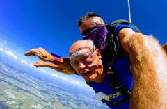 Skydivers of all ages.