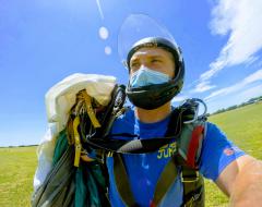 Dallas Skydive Center - Just landed.