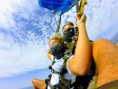 Dallas Skydive Center - chute deployed.