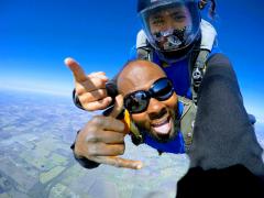 Hang loose at Dallas Skydive Center.